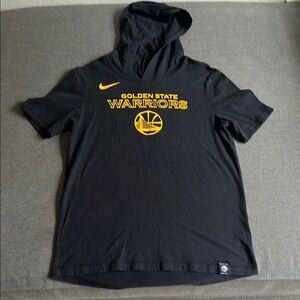 Golden State Warriors Black Hoodie T-Shirt